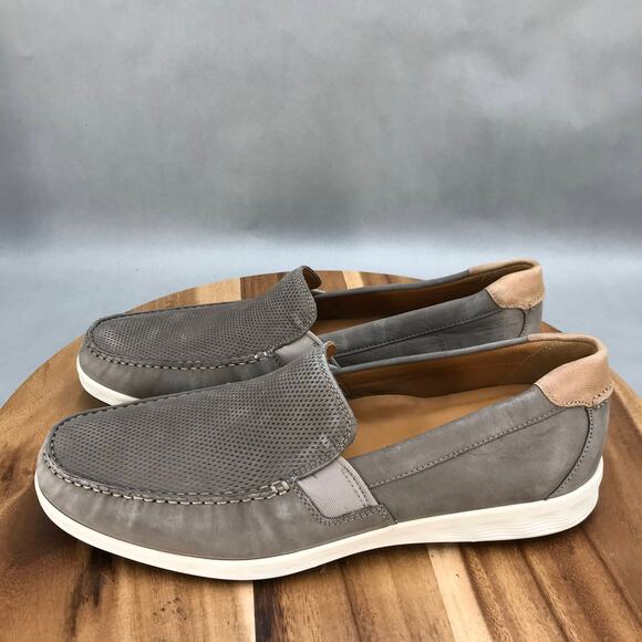 Ecco S Lite Mocs Mens 13 / 47 Green Shoes Slip On Summer Loafers - Picture 3 of 8